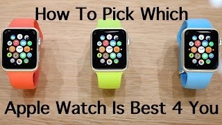 How To Pick Which Apple Watch Is Best For YouModelDisplay SizeBandColorPrice [upl. by Chema]