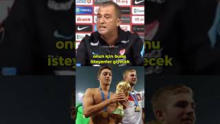 Fatih Terim Mesut Özile açtı ağzını yumdu gözünü [upl. by Villada]