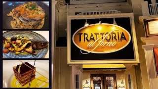 Trattoria al Forno Disney World Boardwalk Dining Review [upl. by Glynda]