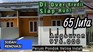 Cukup KTP  Over Kredit Rumah Murah sudah di Renovasi Full MKMPROPERTI [upl. by Akir]