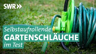 Gartenschläuche – wie gut rollen sie sich ein  Marktcheck SWR [upl. by Acinna]