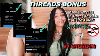 THREADS BONUS  I MAKE 1500 A MONTH AND HERES HOW  TDIBEHR [upl. by Atnuahsal]