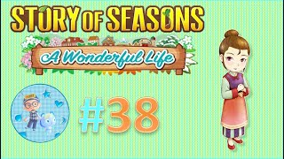 Story of Seasons A Wonderful Life Part38 quotLong Day with Snow in Autumn with First Hybrid Fruitsquot [upl. by Rambort321]