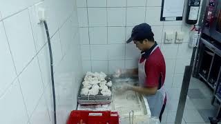 kfc cooking process [upl. by Etna]