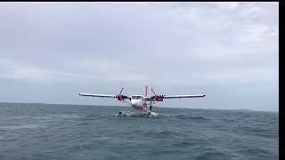 A Day in Maldives 🛩️🛬 aviation airplane seaplane maldives [upl. by Eltotsira]