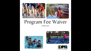 Program Fee Waiver 2024 [upl. by Assennev]