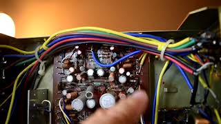 Ive heard about microphonic tubes but transistors can go the same way Kenwood KA2002a rebuild [upl. by Ellekcim369]