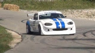 MAZDA special Hillclimb 2012  RX7 Turbo 323 GTR 323 GTX MX5  amazing speed and sound [upl. by Kaliski241]