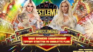 WWE Wrestlemania 41 Vegas  Match Card wrestlemania wwe [upl. by Sunev]