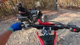 Riding in AOAA Trails in Northumberland County PA pt3 [upl. by Naid941]