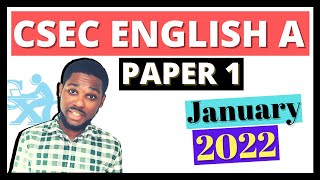 CSEC English A Paper 1 January 2022  FULL PAPER  ANSWERS  EXPLANATIONS [upl. by Fanya]