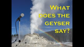 Talking Geyser Yellowstone Volcano Update May 2023 [upl. by Vicki63]