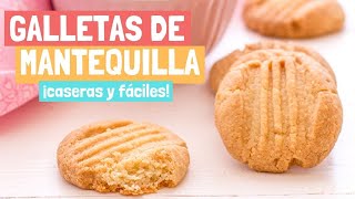 Las Galletas de Mantequilla PERFECTAS 🧡 La receta de galletas caseras que nunca falla [upl. by Nyrual]