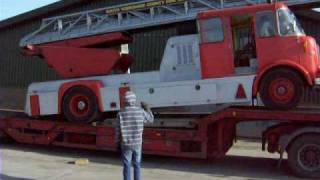 Unloading AEC Merryweather TL amp Dennis F108 ET [upl. by Naiviv273]