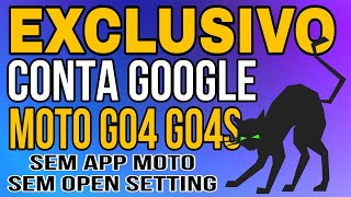 Removendo conta Google moto g04 g04s sem Pc sem app moto sem OPEN setting [upl. by Nylareg490]