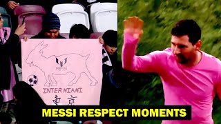 Messi respect moments after Vissel Kobe vs Inter Miami penalty shootout [upl. by Britteny]