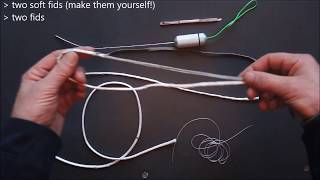 DIY Dyneema continuous uncovered loops [upl. by Bywoods]