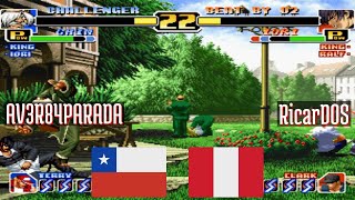 FT5 kof99 AV3R84PARADA CL vs RicarDOS PE King of Fighters 99 Fightcade Jan 5 [upl. by Enatan]