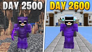 I Survived 2600 Days in HARDCORE Minecraft [upl. by Enilesor]