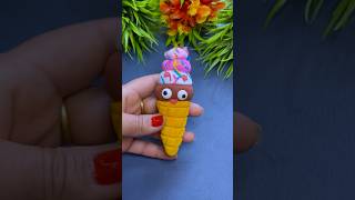 icecream satisfying creative clayart clay pastry dough shorts youtubeshorts trending [upl. by Desdee]