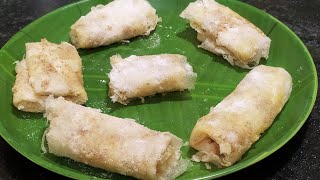 Pootharekulu  பேப்பர் ஸ்வீட்  Andhra Special sweet recipe  Putharekulu Paper sweet recipes [upl. by Sineray]