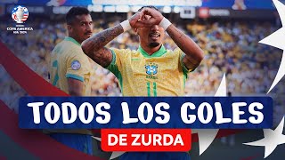 TODOS LOS GOLES DE ZURDA  CONMEBOL COPA AMÉRICA USA 2024™ [upl. by Mcafee]