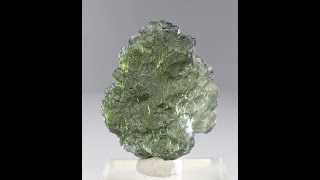 MOLDAVITE 88 gram Fine Collector Specimen  with COA and Box [upl. by Dodson136]