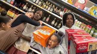 The Struggle Of Grocery Shopping With 6 Kids 😩 [upl. by Maleeny]