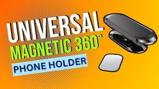 UNIVERSAL Magnetic Car Mobile Phone Holder Mount Dashboard Desk Rotating 360 Ultra Strong Magnetic [upl. by Ennovehs]