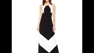 Vince Camuto Colorblock Jersey Knit Maxi Dress [upl. by Neuburger]