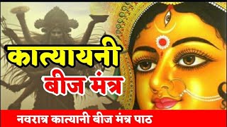 कात्यानी बीज मंत्र  katyani mata ka mantara [upl. by Meagher]