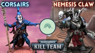 Night Lords vs Aeldari Corsairs Kill Team Battle Report [upl. by Nereus]