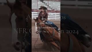 NFR barrel racing  Abby Phillips No 14  BarrelRacingcom [upl. by Ajiat113]