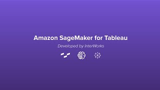 Amazon SageMaker Integration for Tableau Demo  Tutorial [upl. by Enyak502]