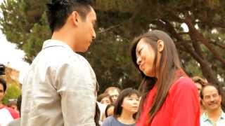 OFFICIAL Trang and Nam Proposal Flash Mob at UCLA 92411 [upl. by Huskey]