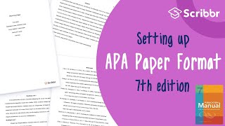 APA 7th Edition Set up an APA Format Paper in 6 Minutes  Scribbr 🎓 [upl. by Anastos]