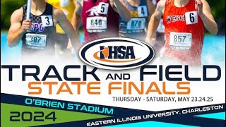 2024 3A Boys 300mH  Final  IHSA Track amp Field State Championship [upl. by Ephrem]