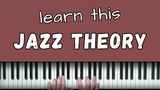 The First Bit Of Jazz Theory You Should Learn [upl. by Brion]