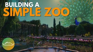 A Beautiful Garden for Big Birds  Building A Simple Zoo  Planet Zoo Console Edition [upl. by Kielty]