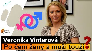 Veronika Vinterová  Po čem ženy a muži touží  RiseAndShinecz love [upl. by Ymerrej72]