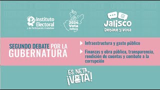 Segundo debate a la gubernatura de Jalisco 13 abril 2024 [upl. by Missi546]