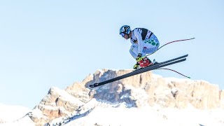 360° Video Südtirol Saslong slope  FIS SKI World Cup Downhill Val Gardena [upl. by Enelrats]