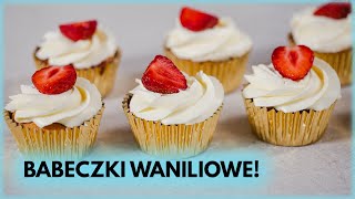 Waniliowe BABECZKI z TRUSKAWKAMI 🍓  Sugarlady [upl. by Hendrick]