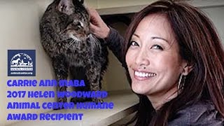 Carrie Ann Inaba 2017 Helen Woodward Animal Center Humane Award Recipient [upl. by Brunhilda]