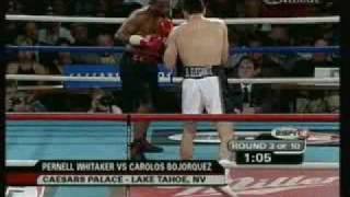 Pernell Whitaker vs Carlos Bojorquez [upl. by Nnyl]