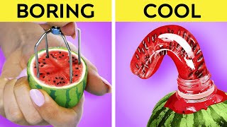 INCREDIBLE FOOD HACKS  Testing Delicious Food and Crazy Challenge by 123 GO Series [upl. by Euqnimod]