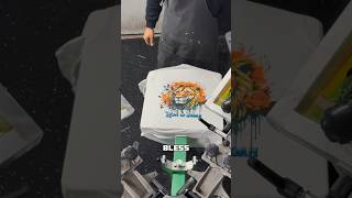 CMYK Screen Printing 🦁❤️ screenprinting cmyk beginners howto [upl. by Petey778]