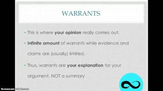 How to write a warrant [upl. by Debarath]