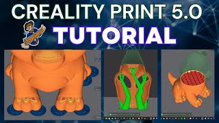 Creality Print 50 Slicer Tutorial There is a higher quality upload of this video Link in DESC [upl. by Esilanna]