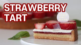 The Best Strawberry Tart  Super Tasty and delicious [upl. by Anyk]